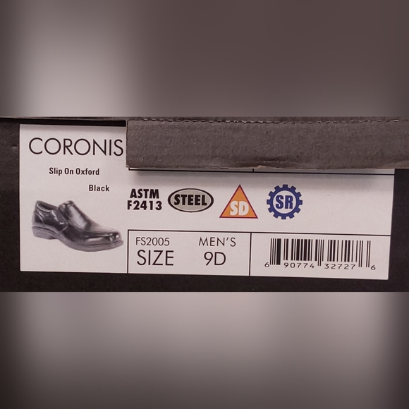 NIB FLORSHEIM Men's Work Shoes SIZE 9 D / #074 - Picture 10 of 10